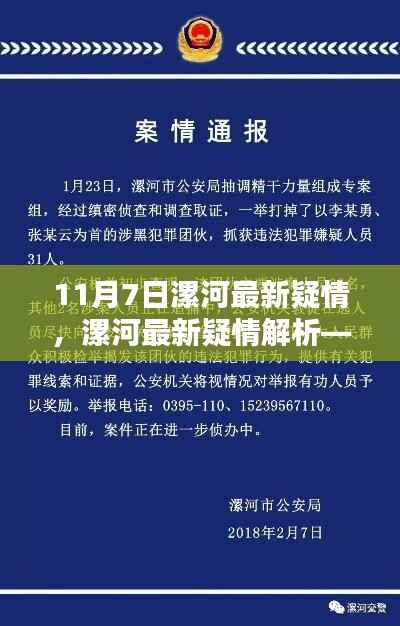 11月7日漯河最新疑情详解,聚焦要点探讨